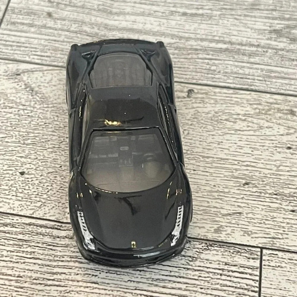 Hot Wheels HW City 2014 Speed Team FERRARI 458 ITALIA Black Loose - Picture 2 of 5